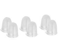 100Pcs Boucle D'oreille En Caoutchouc Bouchon Arrière Clair Clair Clair Boucle D'oreille Arrière Doux Silicone Anti-allergique de Sécurité Boucles D'oreilles Bouchons Bouchon Clever Design