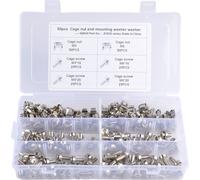100pcs/Box Cage Nuts M5 M6 and screws x 16mm M5x20mm 20mm As shown