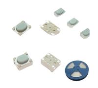100PCS DC12V 50mA Button Tact Switch SMD 4Pin 3X4X2.5MM White Tactile Tact Push Button Switch Momentary 3 * 4 * 2.5mm NWPNLXEA(Reel Packing-01)
