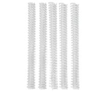 100pcs Double Fil de Liaison à la Colonne Vertébrale 60 Feuille 3: Tangage 34 Kit de Jeu de Diamètre de 9,5 Mm de Diamètre pour A4 Blanc Double Fil de Liaison à la Colonne Vertébrale (WHITE)