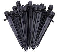 100pcs Goutteur Irrigation Réglable de Tuyau Système D'arrosage Automatique Goutte à Goutte Micro Gicleurs Drippers pour Plante Serre DIY Jardin