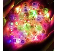 100PCS Mini LED ballon lumière coloré clignotant lumineux gobelet boule lampe lanterne lumière noël décorations de fête Colorful