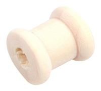 100pcs Naturel Cylindre Bois Bobines 14mm X 12.6mm Nouveau