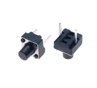 100Pcs Tactile Switch Momentary Tact 6x6x7 6 * 6 * 7mm Middle pin 2pins NWPNLXEA