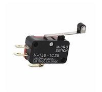 100Pcs V-156-1C25 Roller Lever Arm SPDT 1NO 1NC Limit Switch 3 Terminals Momentary