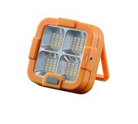 100W 1000W Camping En Plein Air Projecteur Solaire Portable Rechargeable Marché De Nuit D'urgence Lumières LED Tente Lumière Garage de jardin(100W Lamp)