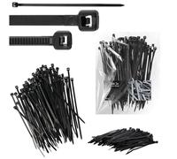 100x Collier de Serrage 1,8 x 100 mm Attache Câble Poignée Serre-Câbles Plastique Nylon Résistante Température UV Autobloquants Industrie Bureau Domicile Extérieur