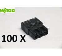 100X Connecteurs Male encastrables 3 pôles Cod. A - WINSTA® MIDI - WAGO 770-213