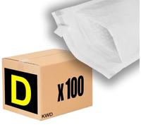 100x Enveloppes à Bulles d'air Pochettes Bulle, taille D D4 D/4 int. 180 x 265 mm, Enveloppe Bulle, enveloppe Matelassées d’Expédition (D/4)