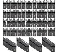 100x Lames de scie de précision oscillantes - Lame de scie segmentée Multitool - Paquet de lames de scie