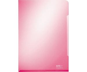 100x Leitz 4153-00-25 Sichthülle Super Premium A4 PVC dokumentenecht rot