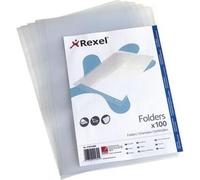 100x REXEL Sichthlle Economic, A4, PP, genarbt, 0,10 mm