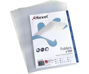 100x REXEL Sichthlle Economic, A4, PP, genarbt, 0,10 mm