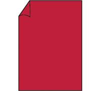 100x RÖSSLER 16402636 Briefkarte Paperado, A4, 160g/m², rot