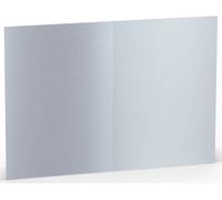 100x RÖSSLER 164070302 Briefkarte Paperado, A6hd, 220g/m², planliegend, marble white metallic