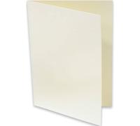 100x RÖSSLER 164070303 Briefkarte Paperado, A6hd, 220g/m², planliegend, candle light metallic