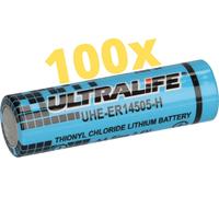 100x Ultralife pile lithium 3,6V LS14500 - AA - UHE-ER14505 LS14500 Li-SOCl2