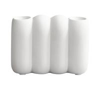 101 Copenhagen Bougeoir blanc Tube Bone 11x14.5 cm