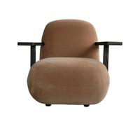 101 Copenhagen Fauteuil avec accoudoirs Toe Chair Coffee black oak-desert