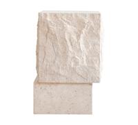 101 Copenhagen Table d'appoint Temple tall 50x33 cm Limestone
