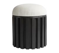 101 Copenhagen Tabouret Tribu lin Coffee-white chalk