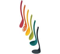 Set d'ustensiles de cuisine NEST PLUS , 5 pièces, avec support, multicolore, Joseph Joseph