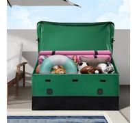 1013L - Boîte de rangement pour l'extérieur - 147 x 86 x 108 cm - Bâche PE étanche - Coffre de jardin Boîte de coussins - Boîte de rangement