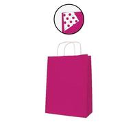 Paq 50 Sacs 32x16x39 Kraft Fuchsia