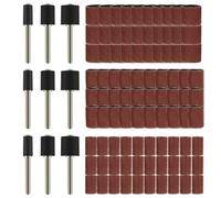 102 Pièces Manchon de Ponçage pour Manucure, Bande Cylindrique | Installation Facile, Ajustement Serré, pour Ongles Naturels et Artificiels, Manucure Pédicure, Lot Mandrins