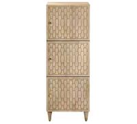 (10285)Commode - contemporain - Buffet rangement - 40x33x110 cm bois de manguier massif ,poid:20.34 kg