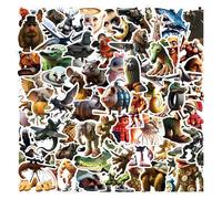 105 pièces de stickers Italian Brainrot (5-8 cm) - Autocollants étanches Tralalero Tralala pour bouteilles d’eau, autocollants en vinyle Tung Tung Tung Sahur pour ordinateur portable, cartables et
