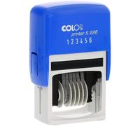 [105549] COLOP Tampon numéroteur Printer S226 - 6 positions Bleu