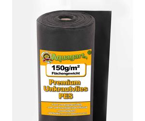 105m² Non-tissé de jardin Non-tissé de désherbage Non-tissé de paillage Tissu de sol 150g 1,5m de large PES
