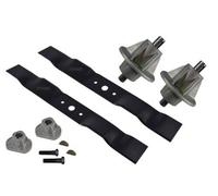 108 CM Jeu de lames + support pour Castel Garden Stiga Mountfield Tracteur de pelouse