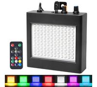 108LED Mini Stroboscope Telecommande Dj Jeux de Lumiere Pour Soiree Strobe Light, LED Couleur Lumière Stroboscopique Avec Télécommande Flash Disco Lights Stromboscope Soirée Projecteur Lumiere Soiree