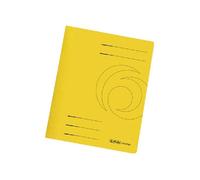 [10902468-4] herlitz Lot de 4 Chemises EASY ORGA Carton 240g Recyclé Jaune