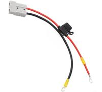 10AWG 50A pour solar Cable Kit M8 Lug Red Black 10AWG 50A pour | 10AWG pure copper, 50A max current, M8 lugs, red/black pair, pour solar panel ready