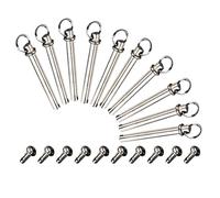 10ensembles Kit De Réparation pour Ventilateurs Pliants Rivets Et Écrous pour Axe De Ventilateur Portatif Accessoires De Maintenance Efficaces