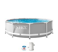 INTEX PRISM FRAME Piscine ronde 305 × 76 cm avec filtration a cartouche 220-240V 26702ND