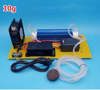 10G Générateur d'ozone Tube de quartz Purificateur d'air Traitement de l'eau AVEC bloc d'alimentation 220V Prise UE
