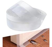 10m×25mm Silicone Bande Etancheite Autocollante, Joint Fenetre Isolation, pour Isolant Porte Fenêtre, Insonorisant, Résistant aux Intempéries, Imperméable, Anti-insectes, Transparent