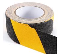10m bande antidérapant noir + jaune largeur 50mm ruban auto-adhésif pour sécurité