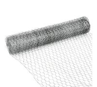 10M Clôture à Maillons TIMESETL Clôture en Fil Hexagonal Fil de Lapin Grillage Galvanisé Fil de Lapin Grillage à Poules Filet de Volaille pour Artisanat Potager Animal (Maille 15 x 25 mm)