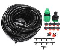 10m de tuyau d'arrosage automatique Goutteur micro-irrigation Goutte à goutte plante système d'arrosage jardin