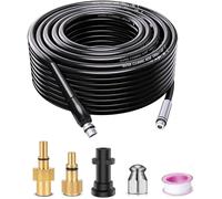 10m Déboucheur Canalisation Compatible avec Karcher// Neteur Haute Pression Furet Déboucheur Canalisation 10m TUYAUX HAUTE PRESSION