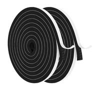 10M Joint Porte et Fenêtre Isolant(10mm x 6mm), Bande Mousse Adhésive Anti-Froid, Antichoc et Anti-Glisse, Isolation Bruit et Thermique, 2 Rouleaux Total pour Porte d’Entrée