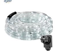 10M Tube Lumineux, Guirlande Extérieure, Néon LED, Blanc Froid 6000-6500K 6W