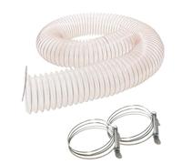10M Tuyau Flexible Aspiration Poussières Copeaux Bois PU Acier Cuivré D. 80mm + 2 Colliers Serrage - Diamwood