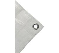 10m x 12m bâche de couverture bâche en tissu 140 g/m² blanc-translucide bâche PE