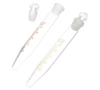 10ml Tube à Centrifuger avec Bouchon en Verre 2 Pièces | Graduation Précise, Étanchéité Fiable, Style de Bouchon Aléatoire, Usage Bureau et Hôpital Plusieurs styles